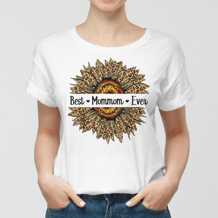 Best Mommom Ever Sunflower Mommom Mothers Day Gifts Women T-shirt