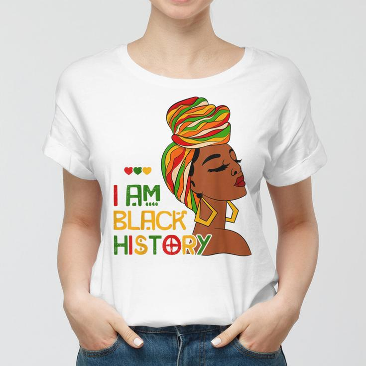 I Am Black History Month African American For Womens Girls V2 Women T-shirt
