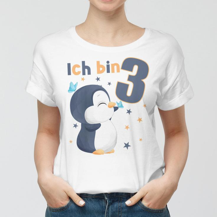 Kinder 3 Jahre Alt Ich Bin 3 Pinguine Pinguin 3 Geburtstag Frauen Tshirt
