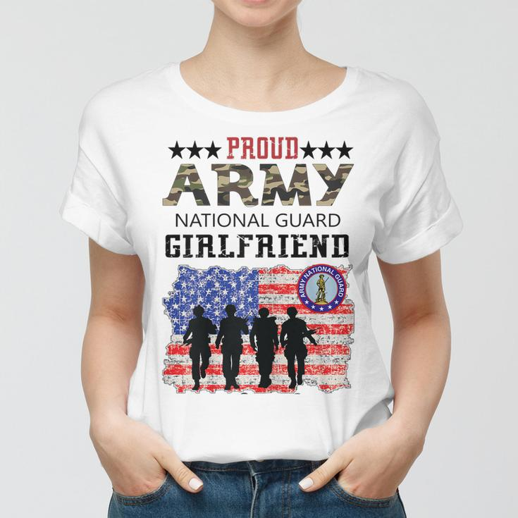 Proud Army National Guard Girlfriend Veteran Womens Gift Gift For Womens Women T-shirt