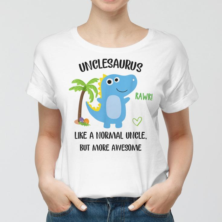 Unclesaurus Normal Uncle But More Awesome Gift For Uncle Gift For Mens Women T-shirt