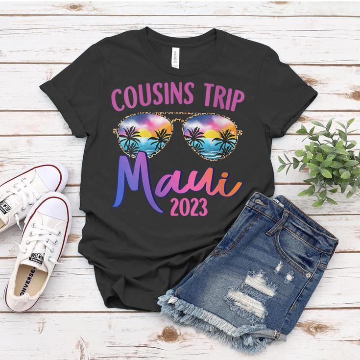 Womens Cousins Trip Maui Hawaii2023 Sunglasses Summer Vacation  Women T-shirt