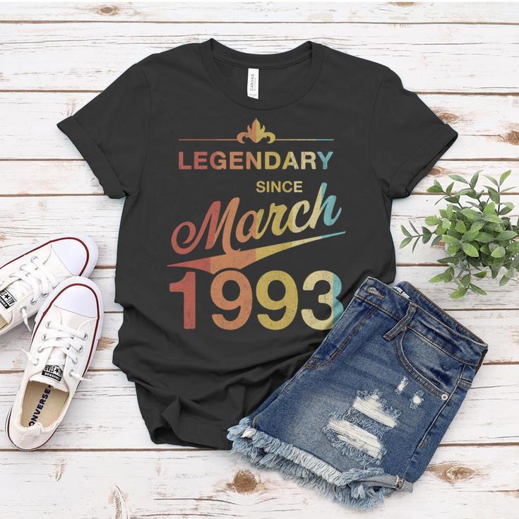 30 Geburtstag 30 Jahre Alt Legendär Seit März 1993 V7 Frauen Tshirt Lustige Geschenke