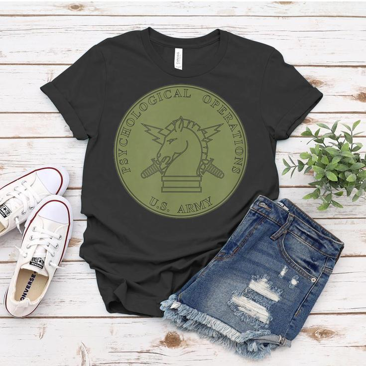 Army Psychological Operations Psyop Branch Od Green Women T-shirt Unique Gifts