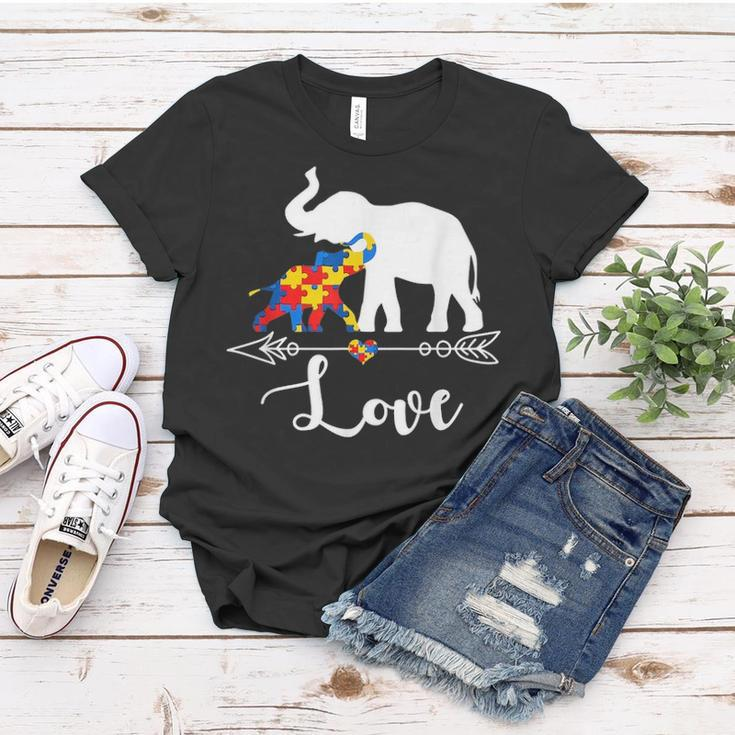Autism Awareness Elephant Hearts Love Gifts Mom Dad Kids Women T-shirt Funny Gifts