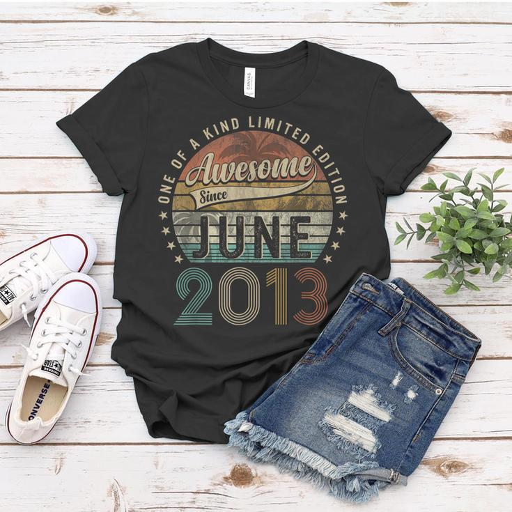 Awesome Since June 2013 10Th Birthday Gifts For 10 Year Old Women T-shirt Funny Gifts