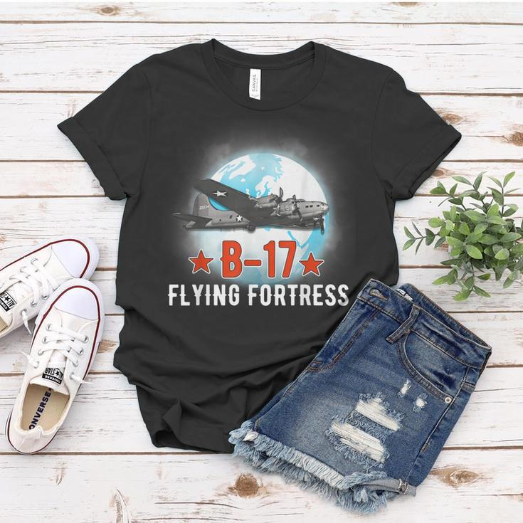 B-17 Flying Fortress Zweiter Weltkrieg Frauen Tshirt Lustige Geschenke