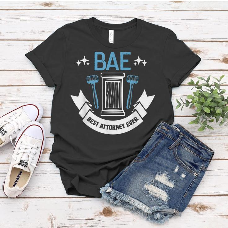 Bae Best Attorney Ever Future Attorney Retired Lawyer Women T-shirt Personalized Gifts