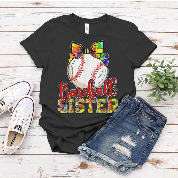 Baseball Sister Cute Baseball Gift For Sisters Children Kids Women T-shirt Unique Gifts