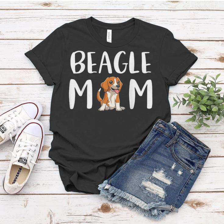 Beagle Mom Cute Beagle Art Graphic Beagle Dog Mom Women T-shirt Funny Gifts