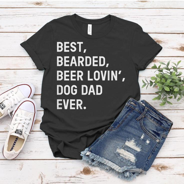 Best Bearded Beer Loving Dog Dad Ever Dad Father Gift For Mens Women T-shirt Unique Gifts