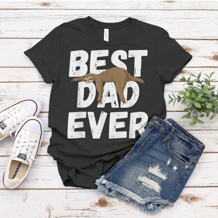 Best Dad Ever Sleeping Sloth Lazy Father Funny Fathers Day Gift For Mens Women T-shirt Unique Gifts