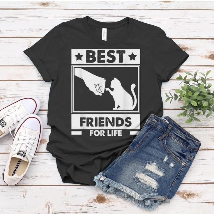 Best Friends For Life Cat Women T-shirt Unique Gifts