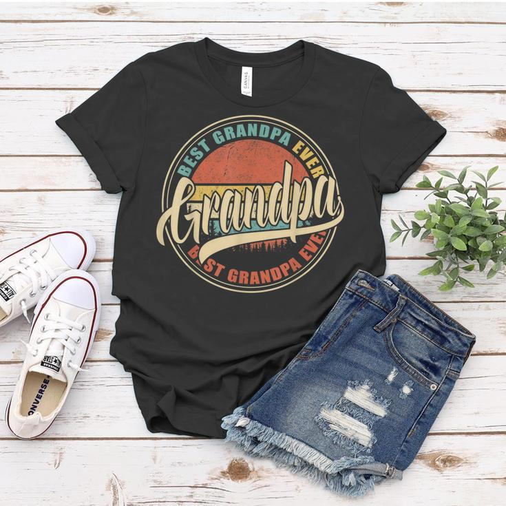 Best Grandpa Ever Funny Xmas Dad Papa Grandpa Christmas Gift Gift For Mens Women T-shirt Unique Gifts