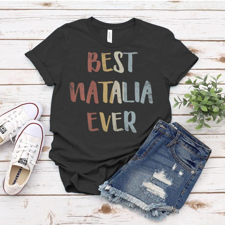 Best Natalia Ever Retro Vintage First Name Gift Gift For Womens Women T-shirt Unique Gifts