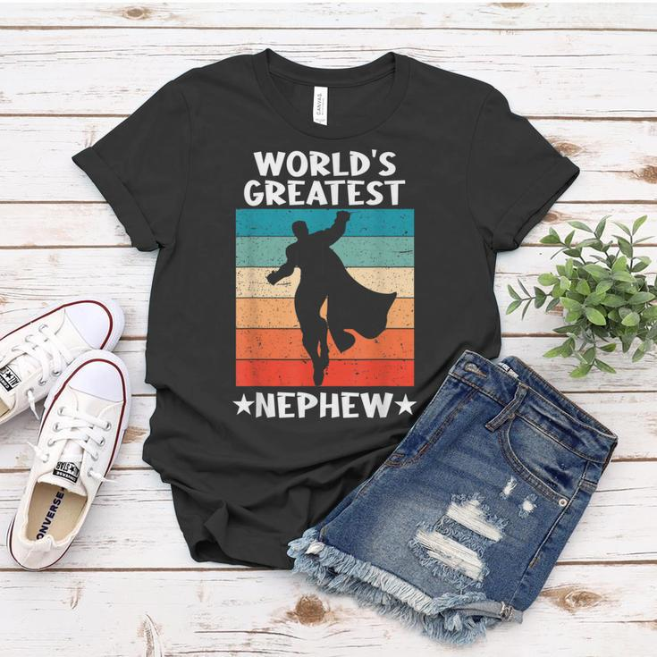 Best Nephew Ever Worlds Greatest Nephew Women T-shirt Funny Gifts