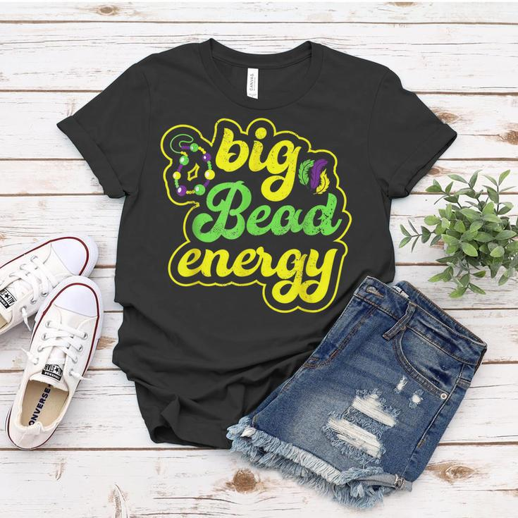 Big Bead Energy Carnival Funny Vintage Mardi Gras Women T-shirt Personalized Gifts