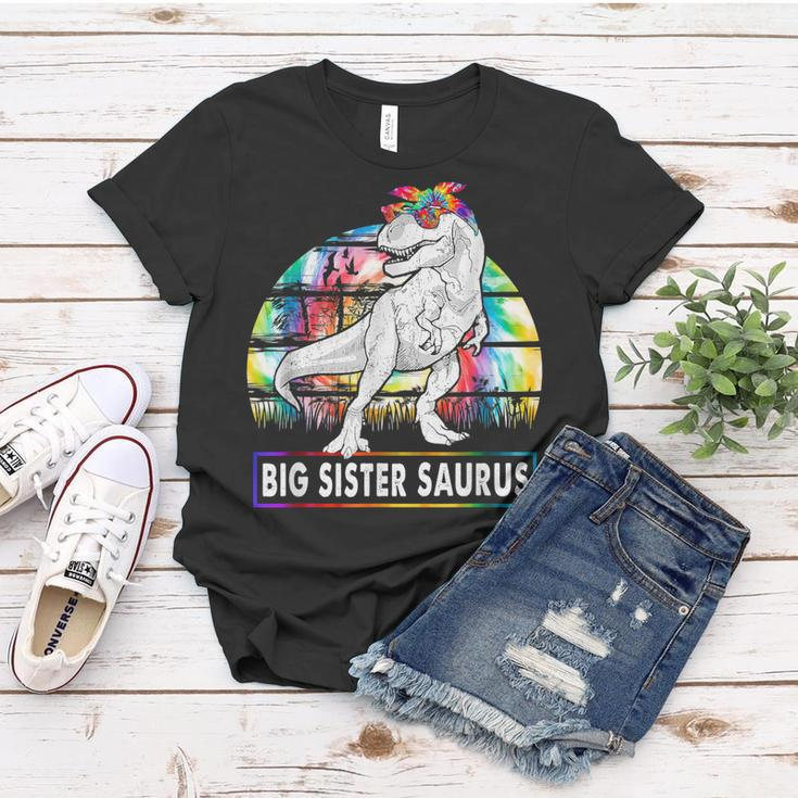 Big Sistersaurus Dinosaur Big Sister Saurus Family Matching Women T-shirt Unique Gifts