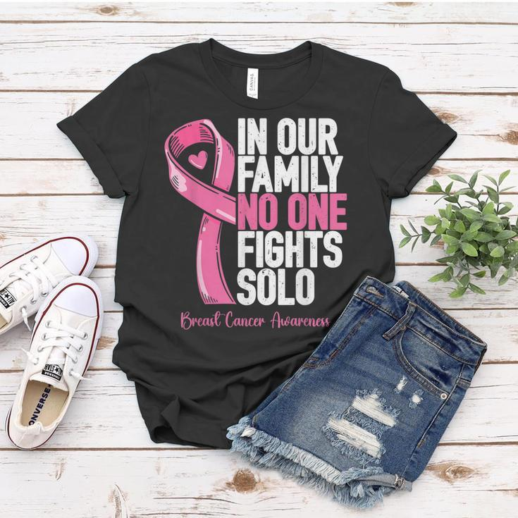 Breast Cancer Support Family Women Breast Cancer Awareness Women T-shirt Unique Gifts