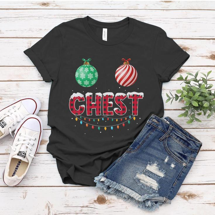 Chest Nuts Christmas Shirt Funny Matching Couple Chestnuts Women T-shirt Unique Gifts