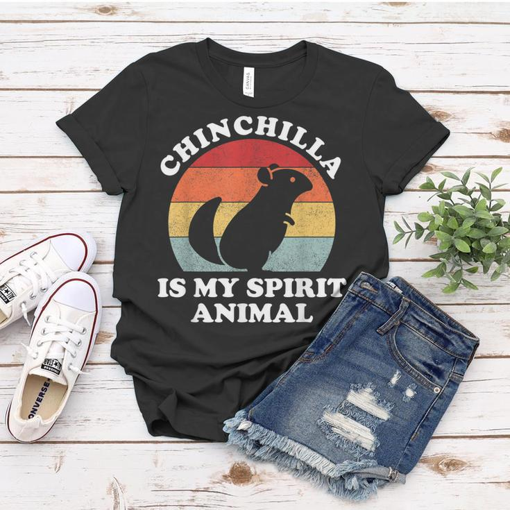 Chinchilla Ist Mein Geistertier Süßer Tierliebhaber Frauen Tshirt Lustige Geschenke