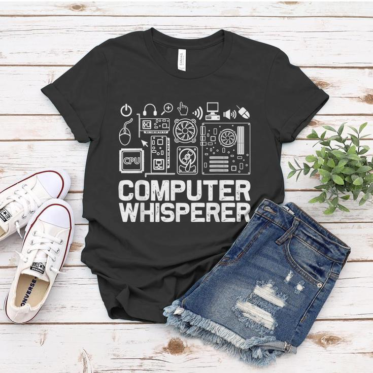Computer Whisperer It Tech Support Nerds Geek V2 Women T-shirt Unique Gifts