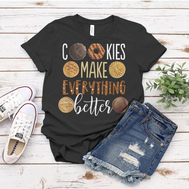 Cookies Make Everything Better Funny Christmas Women T-shirt Funny Gifts