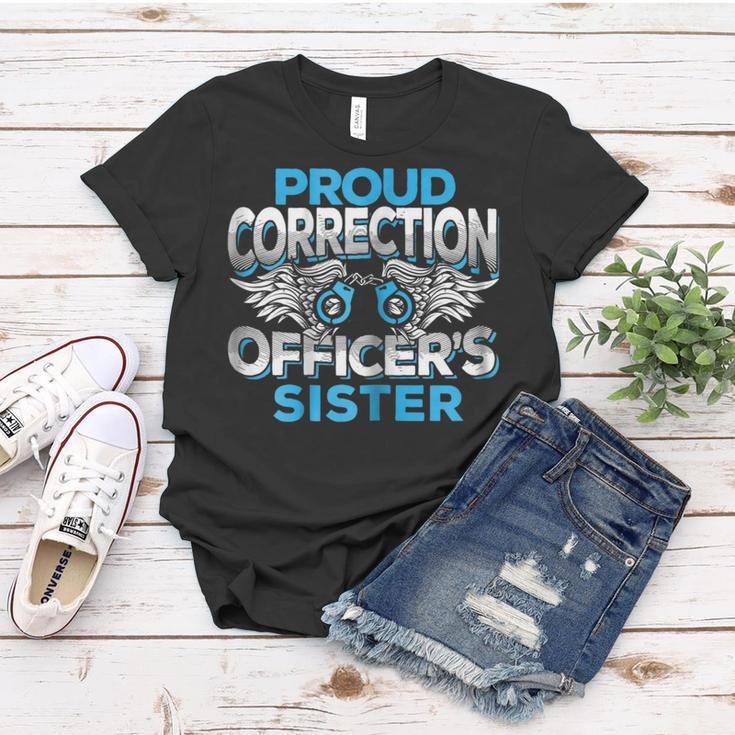 Correction Officers Sister Law Enforcement Family Gift For Womens Women T-shirt Unique Gifts
