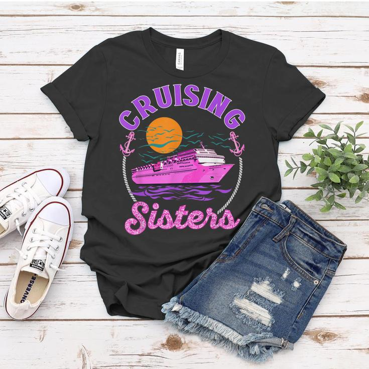 Cute Cruising Sisters Women Girls Cruise Lovers Sailing Trip Women T-shirt Unique Gifts