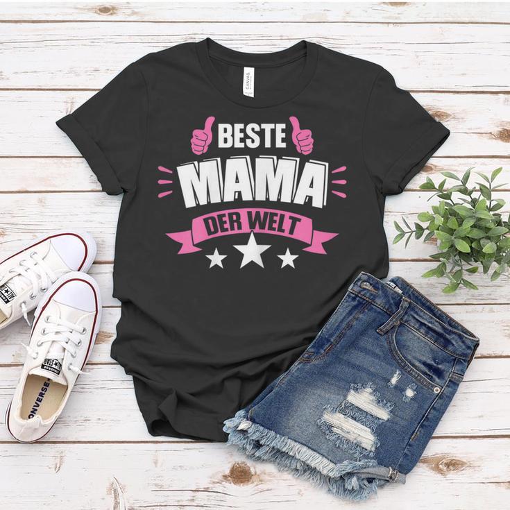 Damen Beste Mama Der Welt V2 Frauen Tshirt Lustige Geschenke