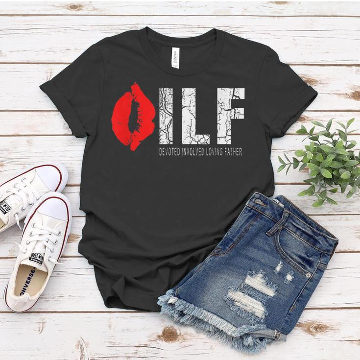 Dilf Fathers Day Gifts From Wife Women T-shirt Unique Gifts