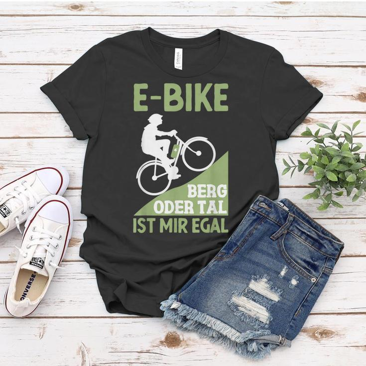 E-Bike Berg Oder Tal Ist Mir Egal Fahrradfahrer Radfahrer Frauen Tshirt Lustige Geschenke