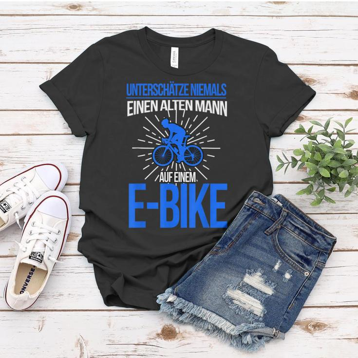 E-Bike Herren Spruch Elektrofahrrad Mann Fahrrad Frauen Tshirt Lustige Geschenke