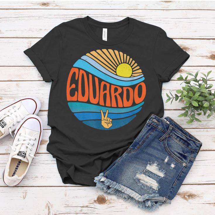 Eduardo Hemd Vintage Sunset Eduardo Groovy Tie Dye Frauen Tshirt Lustige Geschenke