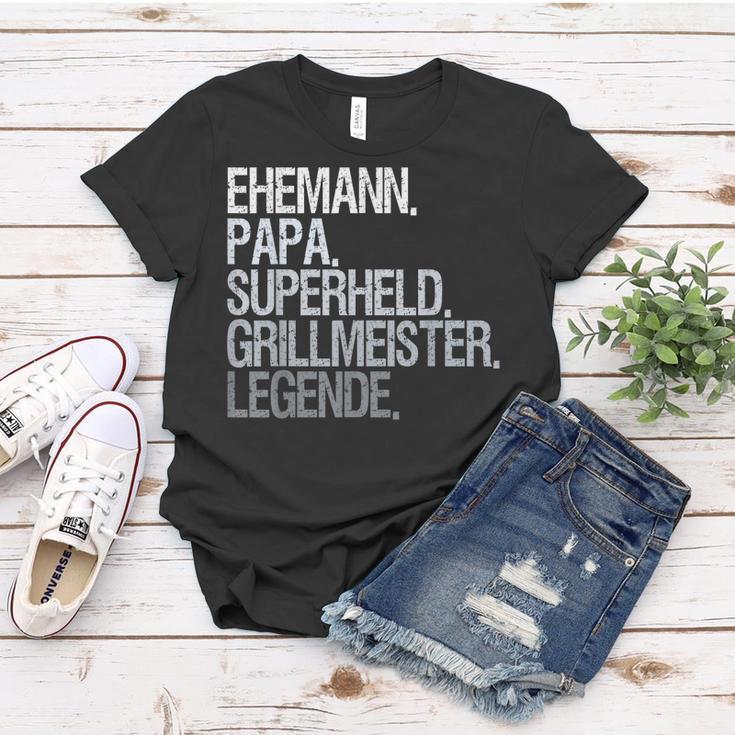 Ehemann Papa Grillmeister Frauen Tshirt Lustige Geschenke