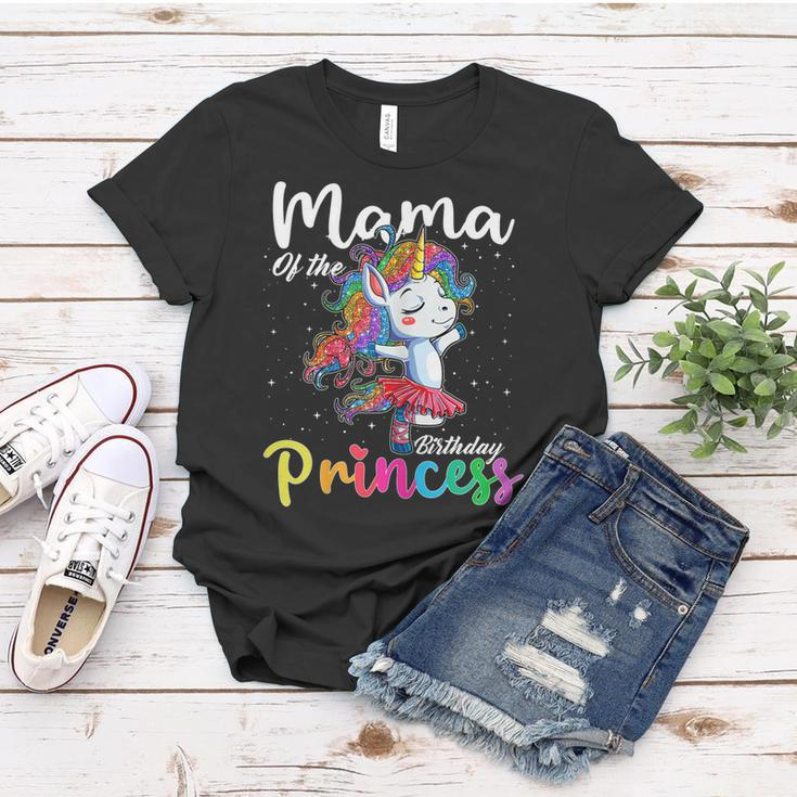 Einhorn Mama Frauen Tshirt für Geburtstags Prinzessin Tanz Lustige Geschenke
