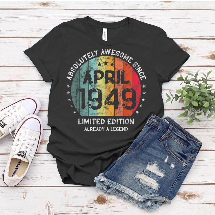 Fantastisch Seit April 1949 Männer Frauen Geburtstag Frauen Tshirt Lustige Geschenke