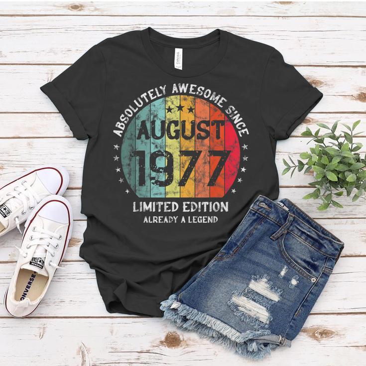 Fantastisch Seit August 1977 Männer Frauen Geburtstag Frauen Tshirt Lustige Geschenke