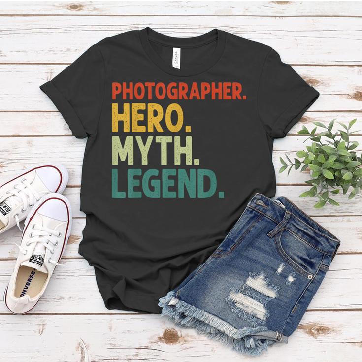 Fotograf Hero Myth Legend Vintage Fotograf Frauen Tshirt Lustige Geschenke