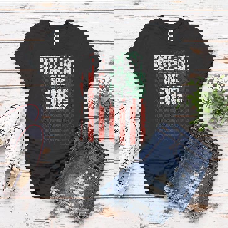 Free-Ish Since 1865 Juneteenth Day Flag Black Pride Tshirt Women T-shirt Unique Gifts