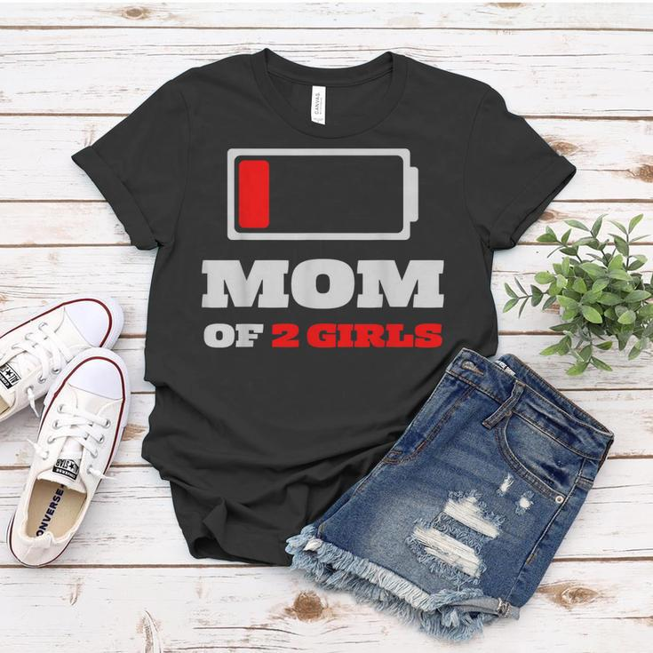 Funny Gift Ideas For Mothers Day Mom Of 2 Girls Women T-shirt Unique Gifts