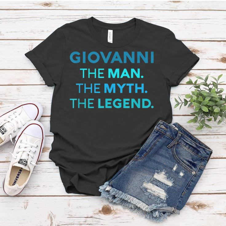 Giovanni The Man The Myth The Legend Name Personalized Boys Women T-shirt Funny Gifts