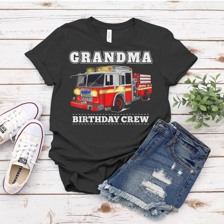 Grandma Birthday Crew Fire Truck Firefighter Fireman Party Women T-shirt Funny Gifts