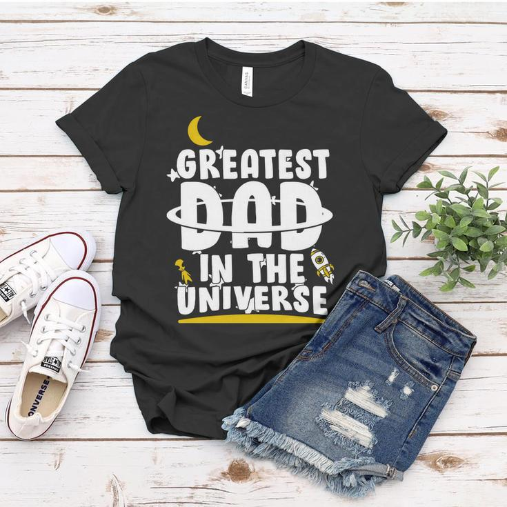 Greatest Dad In The Universe V2 Women T-shirt Unique Gifts