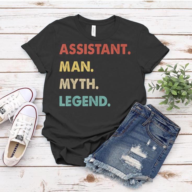 Herren Assistent Mann Mythos Legende Frauen Tshirt Lustige Geschenke