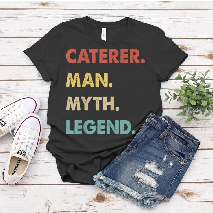 Herren Caterer Mann Mythos Legende Frauen Tshirt Lustige Geschenke