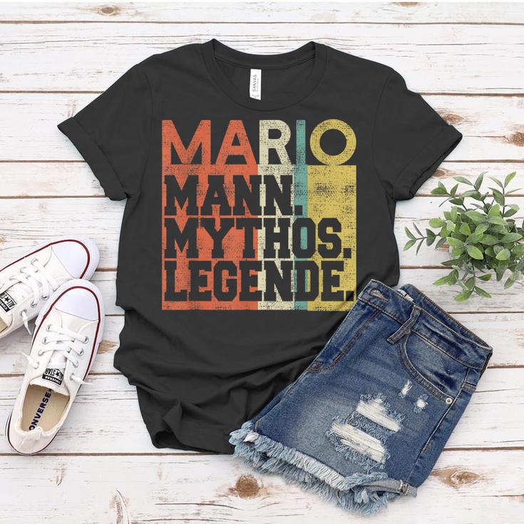 Herren Retro Mario Mann Mythos Legende Geburtstag Geschenk Frauen Tshirt Lustige Geschenke