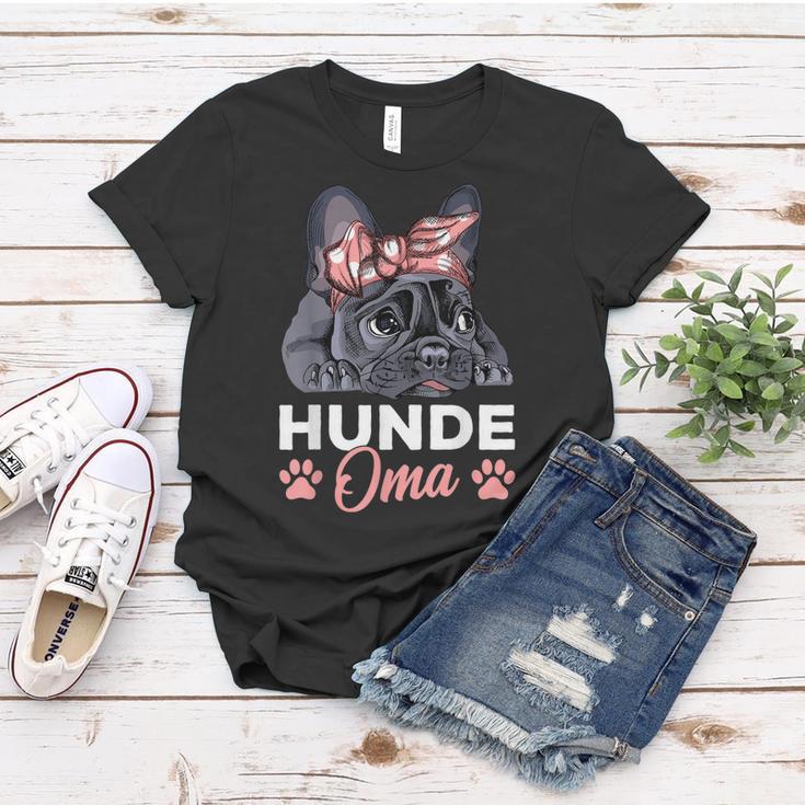 Hunde Oma Französische Bulldogge Frenchie Frauchen Frauen Tshirt Lustige Geschenke