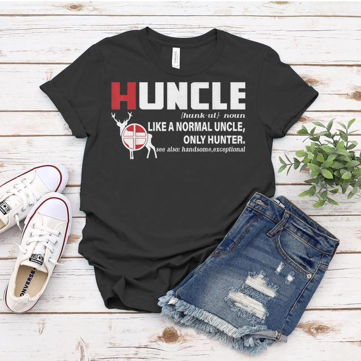 Hunting Uncle Definition Huncle Uncle Hunting Lover Women T-shirt Unique Gifts