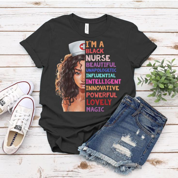 I Became A Nurse Melanin Queen Black Girl Magic Nurses Day Women T-shirt Funny Gifts